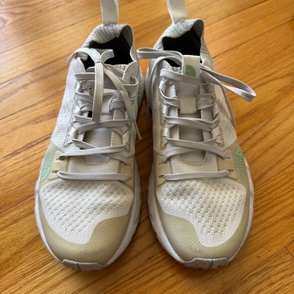 The North Face Athletic Shoes in White and Green